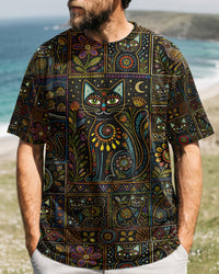 MYSTIC CAT TAPESTRY PATCHWORK ALL OVER PRINT - TYPQ1109263
