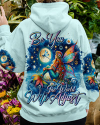 BE YOU THE WORLD WILL ADJUST MERMAID ALL OVER PRINT - TY1511232