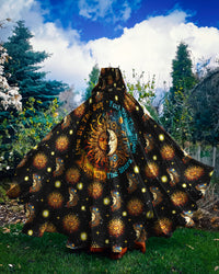 LIVE BY THE SUN HOODED CLOAK - TYTM0308234
