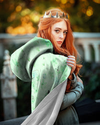 BE YOU THE WORLD WILL ADJUST HOODED CLOAK - YHHG2208237