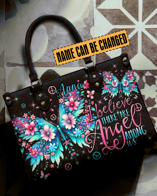 I BELIEVE THERE ARE ANGELS AMONG US LEATHER HANDBAG - TYTD1306242