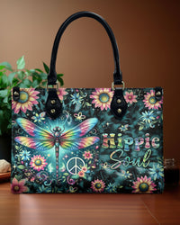 HIPPIE SOUL DRAGONFLY LEATHER HANDBAG - YHKD2503244