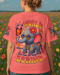 IN A WORLD WHERE YOU CAN BE ANYTHING BE KIND ELEPHANT ALL OVER PRINT - TYQY2507253