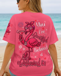 YOU ARE BEAUTIFUL FLAMINGO ALL OVER PRINT - TYQY2705253