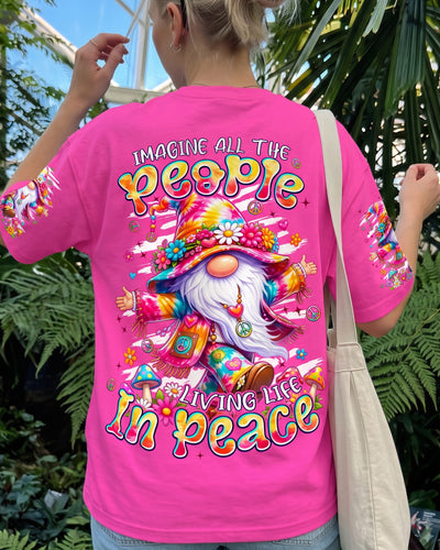 IMAGINE ALL THE PEOPLE LIVING LIFE IN PEACE GNOME ALL OVER PRINT - TYPQ2907262