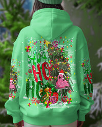 HOHOHO FLAMINGO CHRISTMAS ALL OVER PRINT - TY1910241