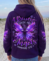 I BELIEVE THERE ARE ANGELS AMONG US BUTTERFLY ALL OVER PRINT - TYPQ1108261