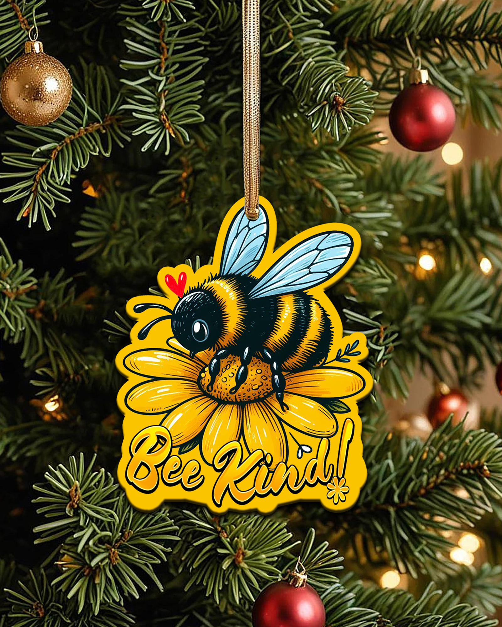 BEE KIND ORNAMENT & KEYCHAIN - TYQY09047251