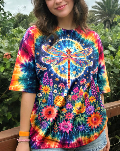 DRAGONFLY MOON GARDEN BURST ALL OVER PRINT - TLNT2010265