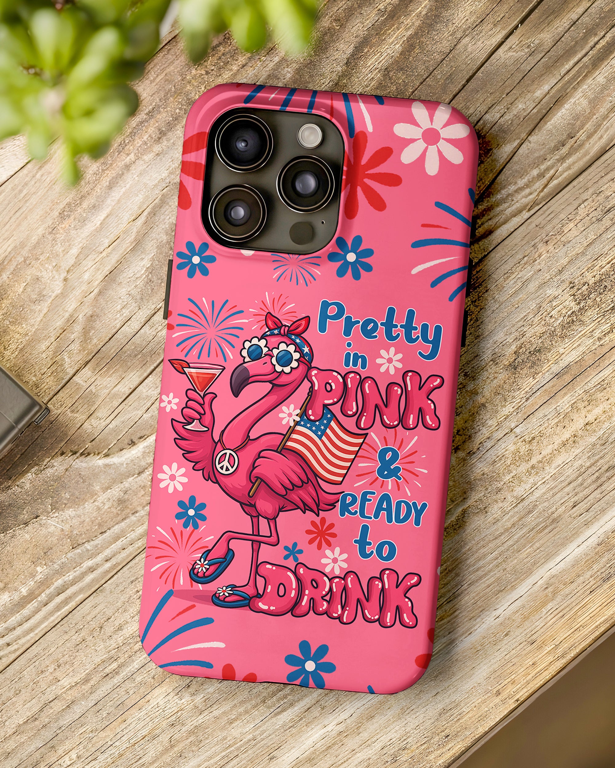 PRETTY IN PINK FLAMINGO PHONE CASE - TYQY1305255