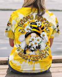 GNOME WORRY BEE HAPPY TIE DYE ALL OVER PRINT - TY2109231