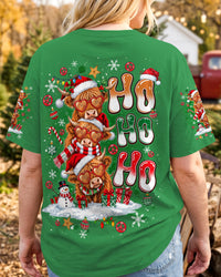 HOHOHO HIGHLAND COW CHRISTMAS ALL OVER PRINT - TYQY2409268