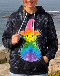 RAINBOW HALLOWEEN WITCH CAT SWIRL ALL OVER PRINT - TYPQ0709262