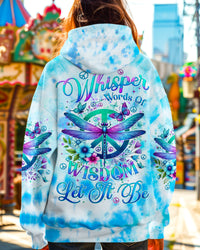 WHISPER WORDS OF WISDOM LET IT BE DRAGONFLY TIE DYE ALL OVER PRINT - TYQY2202252