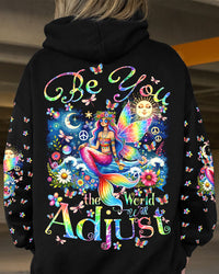BE YOU THE WORLD WILL ADJUST MERMAID ALL OVER PRINT - TY1511233