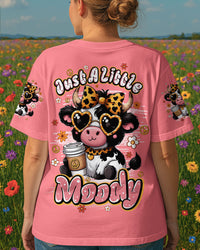 JUST A LITTLE MOODY COW HIPPIE ALL OVER PRINT - TYQY0207251