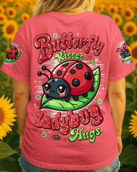 BUTTERFLY KISSES AND LADYBUG HUGS ALL OVER PRINT - TYQY0407251