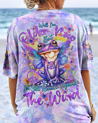 RUNNING AGAINST THE WIND FROG ALL OVER PRINT - TY0603241