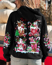 CHRISTMAS DRINKS HOLIDAY ALL OVER PRINT - TY1409231