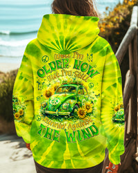 RUNNING AGAINST THE WIND BEETLE CAR TIE DYE ALL OVER PRINT - TYQY2001251