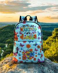 NOT ALL WHO WANDER ARE LOST COMPASS BACKPACK - TYTD2308251