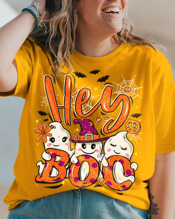 HEY BOO HALLOWEEN COTTON SHIRT - TY0408235