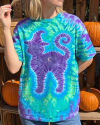 MOON WITCH CAT SWIRL HALLOWEEN ALL OVER PRINT - TYPQ1409262