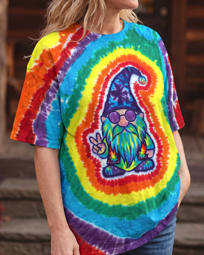 GROOVY PEACE GNOME COLORFUL SWIRL ALL OVER PRINT - TYPQ1609261