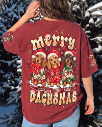 MERRY DACHSMAS DACHSHUND DOG CHRISTMAS ALL OVER PRINT - TYPQ0910262