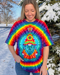 CHRISTMAS GNOME COLORFUL SWIRL ALL OVER PRINT - TYPQ24092610