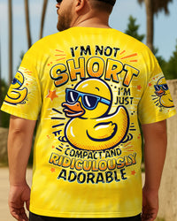 I'M NOT SHOT DUCK YELLOW TIE DYE ALL OVER PRINT - TYQY2008253