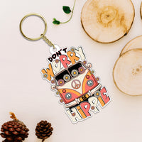 DONT WORRY BE HIPPIE ORNAMENT & KEYCHAIN - TYTD2508252