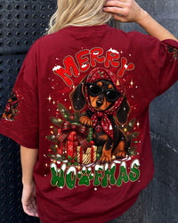 MERRY WOOFMAS DACHSHUND CHRISTMAS DOG ALL OVER PRINT - TYPQ1910261