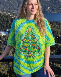 CHRISTMAS TREE SWIRL ALL OVER PRINT - TYPQ2509261