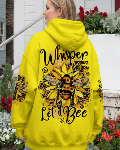WHISPER WORDS OF WISDOM LET IT BEE ALL OVER PRINT - TYTD0912251