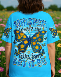 WHISPER WORDS OF WISDOM LET IT BE BUTTERFLY ALL OVER PRINT - TYQY2409253