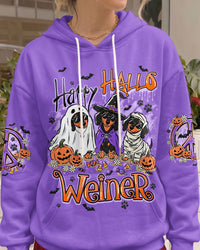 HAPPY HALLO-WIENER DOG HALLOWEEN ALL OVER PRINT - TY1109261