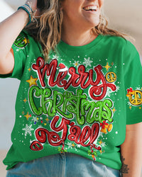 MERRY CHRISTMAS Y'ALL ALL OVER PRINT - TY1509231