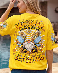 WHISPER WORDS OF WISDOM LET IT BEE GNOME ALL OVER PRINT - TYPQ1407261
