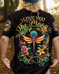 LOVE YOU TO THE MOON AND BACK DRAGONFLY ALL OVER PRINT - TY2107231