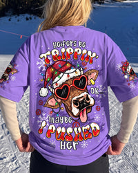 HEIFERS BE TRIPPIN' CHRISTMAS COW ALL OVER PRINT - TYPQ1610261