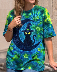 MYSTIC WITCH CAT HALLOWEEN BURST ALL OVER PRINT - TYPQ1909261