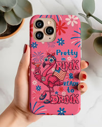 PRETTY IN PINK FLAMINGO PHONE CASE - TYQY1305255