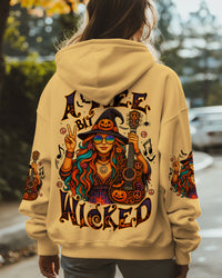 A WEE BIT WICKED HALLOWEEN HIPPIE WITCH ALL OVER PRINT - TYTD1706252