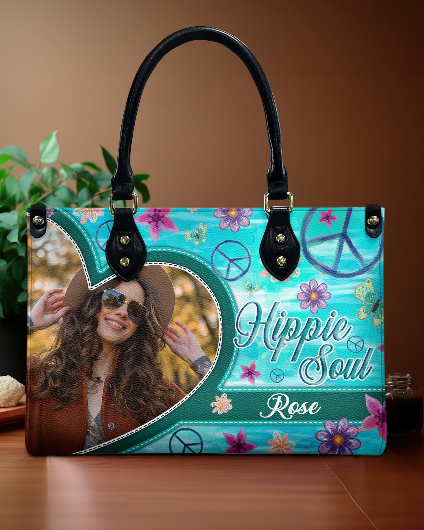 PERSONALIZED HIPPIE SOUL LEATHER HANDBAG -TYQY2612244