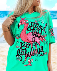 BE FABULOUS FLAMINGO ALL OVER PRINT - TY0607231