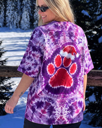 PURPLE SANTA PAWS TWIST CHRISTMAS ALL OVER PRINT - TYPQ1210261