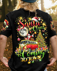 SANTA CLAUS IS COMING CHRISTMAS ALL OVER PRINT - TY1910231
