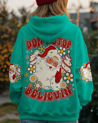 DON'T STOP BELIEVING  SANTA CHRISTMAS ALL OVER PRINT - TY1511251