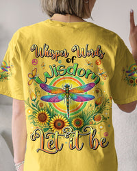 WHISPER WORDS OF WISDOM LET IT BE DRAGONFLY ALL OVER PRINT - TYHI1507242